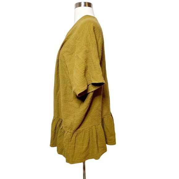 Do Everything In Love Mustard Yellow Open Front Cardigan - Picture 2 of 9